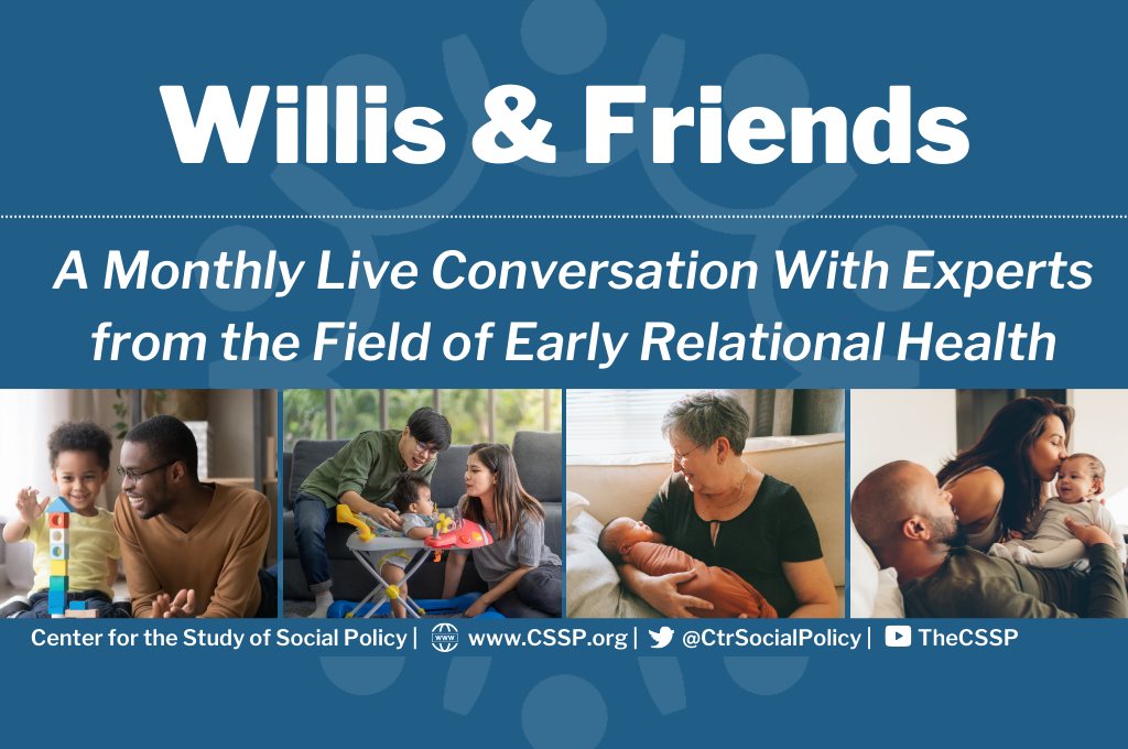 Willis and Friends webinar ad: A Monthly Live Conversation with Experts from the Field of ERH.