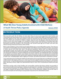 What We Owe Young Adults Involved with Child Welfare: A Youth Thrive Policy Agenda thumbnail.