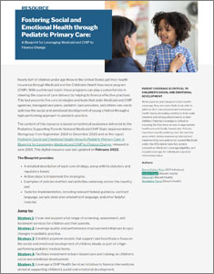 Fostering Social and Emotional Health through Pediatric Primary Care thumbnail.