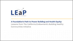 LEaP Lab: A Foundation’s Path to Power Building and Health Equity thumbnail.