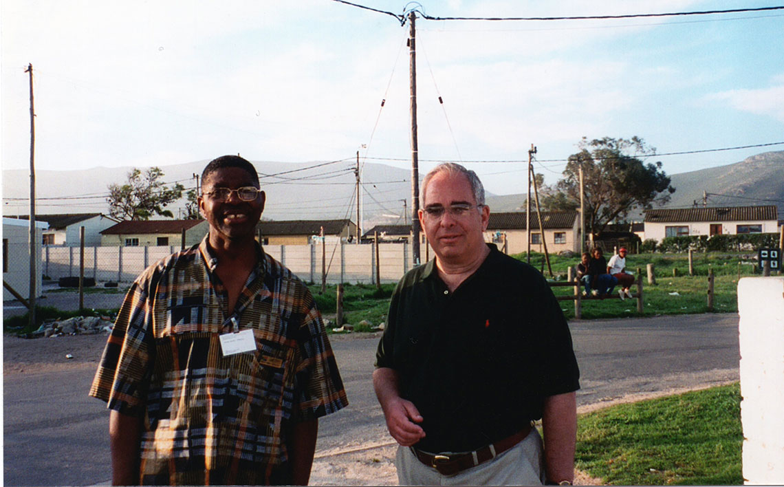 Harold Richman on a Visit to Help Establish a Children's Policy Center in Cape Town.