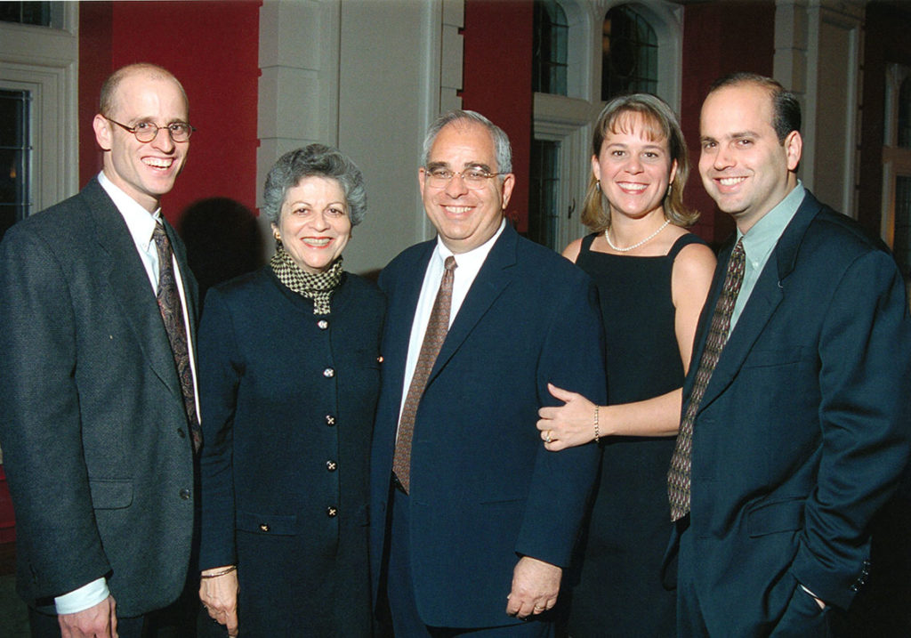 Harold Richman and Marlene with Sons Andrew and Robert and Robert's Wife Kristin.