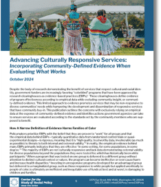 Advancing Culturally Responsive Services Incorporating Community Defined Evidence When Evaluating What Works