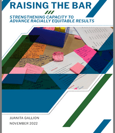 Cover Small Raising The Bar Strengthening Capacity To Advance Racially Equitable Results