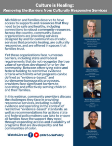 Culture Is Healing Webinar Small Cover