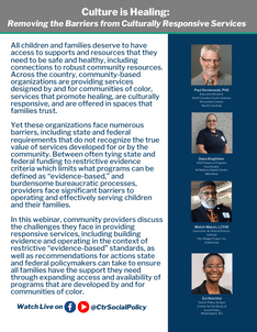Culture Is Healing Webinar Small Cover Culture Is Healing Webinar Small Cover