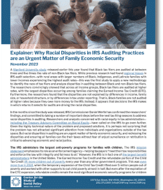Explainer Why Racial Disparities In Irs Auditing Practices Are An Urgent Matter Of Economic Security Small Cover
