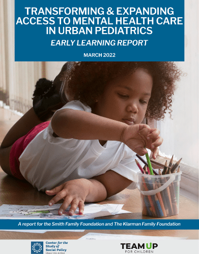 Transforming and Expanding Access to Mental Health Care in Urban Pediatrics thumbnail.