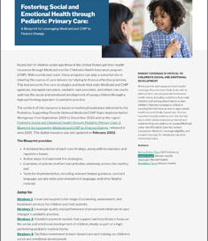Fostering Social and Emotional Health through Pediatric Primary Care thumbnail.
