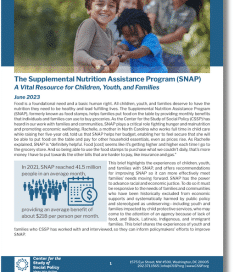 The Supplemental Nutrition Assistance Program Small Cover